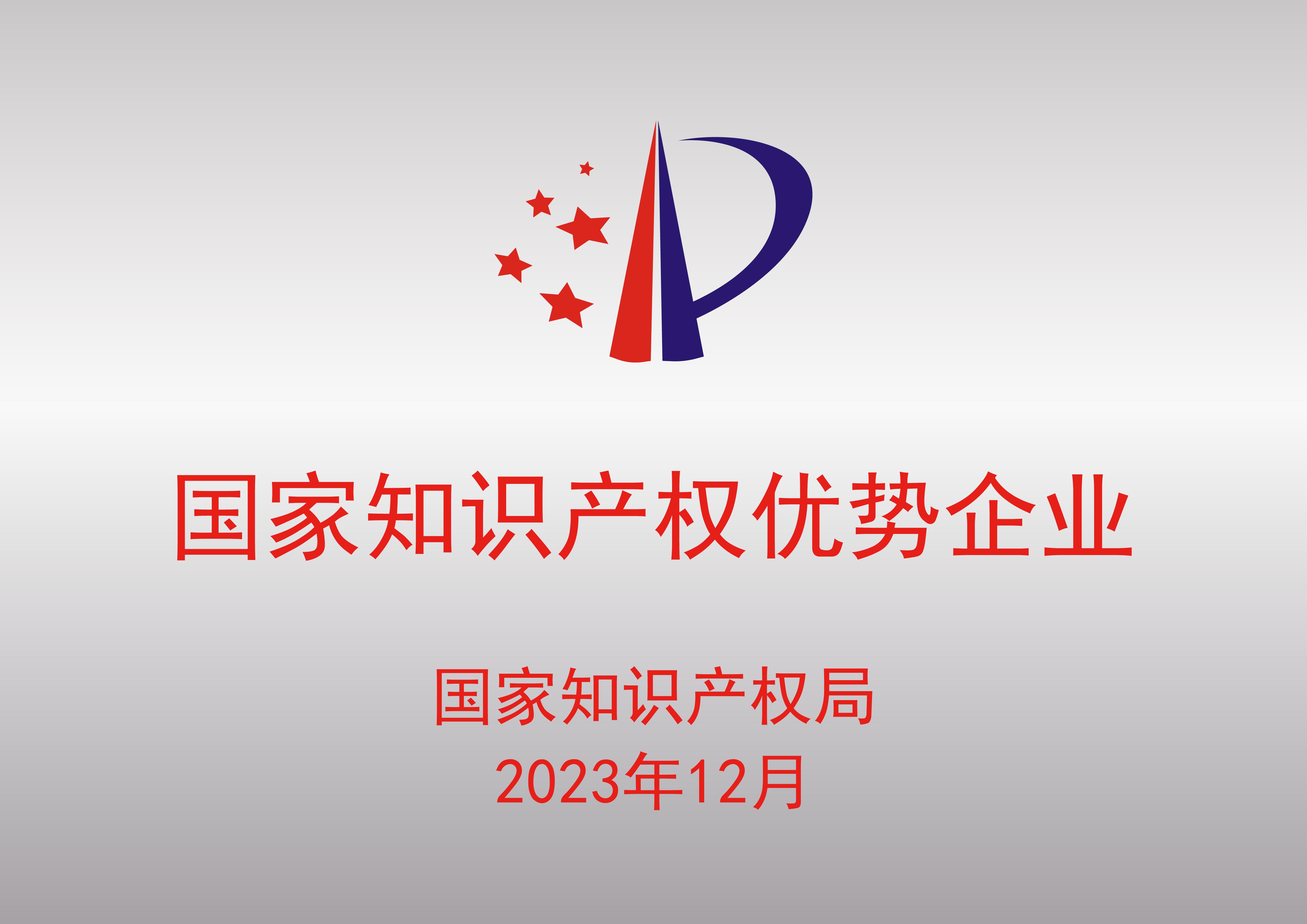 國家知識產(chǎn)權優(yōu)勢企業(yè)